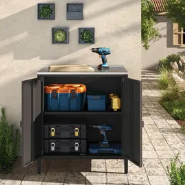 casa.pro Bolognano 92 x 80 x 50 cm Schwarz