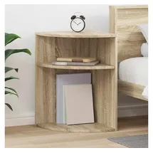 vidaXL Beistelltisch Beige Eiche 39,7 x 39,7 x 60 cm