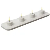 uYuni LED Mini Teelichter 4 St. weiß