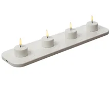 uYuni LED Mini Teelichter 4 St. weiß