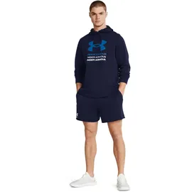 Under Armour Rival Terry Freizeitshorts Herren 410 midnight navy/onyx white M