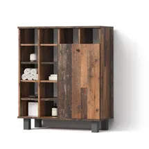 livinity® Badschrank Fucino 78,4 x 91,6 cm Braun