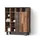 livinity® Badschrank Fucino 78,4 x 91,6 cm Braun