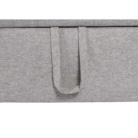 Mendler Eckcouch mit Bettkasten 2-Sitzer Grau
