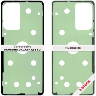 5x Samsung Galaxy A53 5G A536 Akkudeckel Klebefolie Kleber Backcover Rahmen Batterie Glue