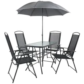 VCM my garden Sitzgruppe anthrazit Textilene, Metall, 5-teilig