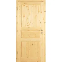 Kilsgaard Zimmertür Holz Typ 02/03 Kiefer unbehandelt, DIN Links, 860x1985 mm
