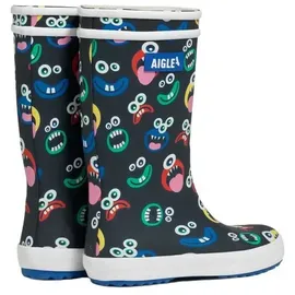Aigle Lolly Pop Play2 Gummistiefel Mehrfarbig Monsters 25