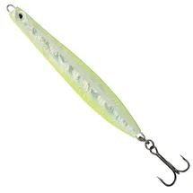 Savage Gear Seeker ISP Meerforellenblinker, Farbe:Fluo UV Green Yellow, Länge/Gewicht:6.8cm / 12g