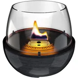 Kleining Tischfeuer Tulip Ø 18 cm Schwarz