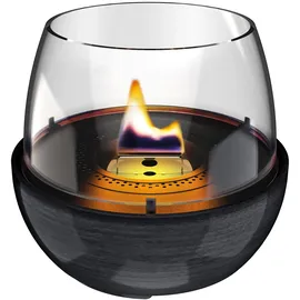 Kleining Tischfeuer Tulip Ø 18 cm Schwarz
