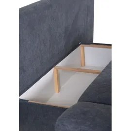 GUTMANN FACTORY Schlafcouch Polyester grau