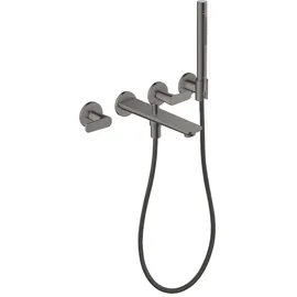 Hansgrohe Axor Citterio C 3-Loch Wannenarmatur Polished Black Chrome