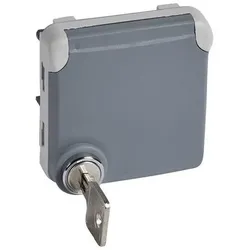 Legrand Steckdose 69573 1fach inkl. Schloss IP44