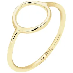 Elli PREMIUM Geo Trend Look Kreis Statement 375 Gelbgold 54 Damen 