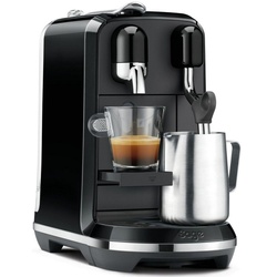 Nespresso Kapselmaschine Creatista Uno SNE500 mit Edelstahl-Milchkanne, inkl. Willkommenspaket mit 14 Kapseln schwarz