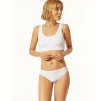 SCHIESSER uncover by SCHIESSER Bustier 2-Pack 'Cotton Stretch' (2-tlg) weiß S