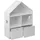 Mobili Rebecca Rebecca Mobili Kinderbuchregal 97 x 72,5 x 30 cm Weiß