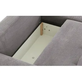 bobb Ecksofa Arissa de Luxe ¦ grau ¦ Maße (cm): B: 265 H: 84 T: 215.0