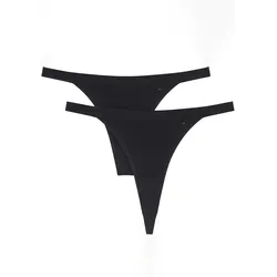 Triumph Slip »Smart Natural Brazilian String 2P«, (2er Pack), modern und minimalistisch Triumph BLACK 1