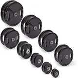 C.P. Sports Olympiascheiben gummiert 1 Paar | 50mm Hantelscheiben, Gewichtsscheiben | Bodybuilding, Gewichtheben, Krafttraining, Fitness | 1 Paar-2,5kg