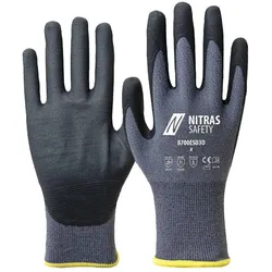 AS Arbeitsschutz Nitras Antistatikhandschuhe Spezial-Stretch-Strick | Gr. 10 | Arbeitshandschuhe