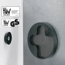 Sigel Glas-Magnettafel 130 x 55 cm Schwarz