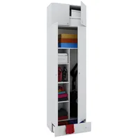 VCM Vandol Waschmaschinenschrank 70 x 238 x 40 cm weiß