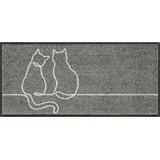 Wash+Dry Lovetails 35 x 75 cm Grau