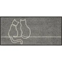 Wash+Dry Lovetails 35 x 75 cm Grau