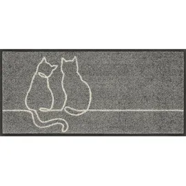 Wash+Dry Lovetails 35 x 75 cm Grau
