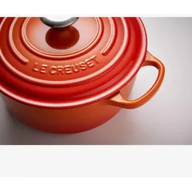 Le Creuset Signature Bräter 24 cm rund kirschrot