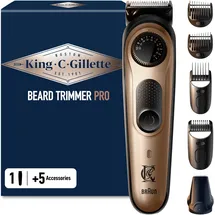 Gillette King C. Gillette Barttrimmer Pro Schwarz