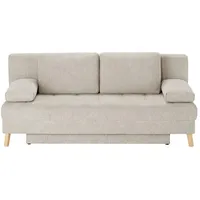 Querschläfer aus Flachgewebe Carola , beige , Maße (cm): B: 195 H: 90 T: 90.0