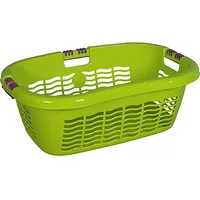 Lockweiler Wäschekorb, Ergo mit Softgriff 65x45x25cm limone