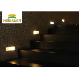 HEISSNER Wand-Einbauleuchte LED 4 W 85x22,5 mm silber