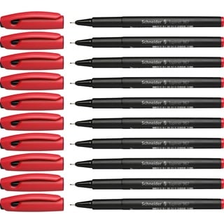 Schneider Topliner 967 Fineliner rot 0,4 mm, 10 St.