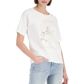 Monari T-Shirt mit Gelato-Print Weiß 38