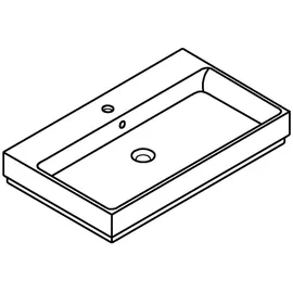 Grohe Cube Keramik Aufsatzwaschtisch 80 x 49 cm (3947600H)