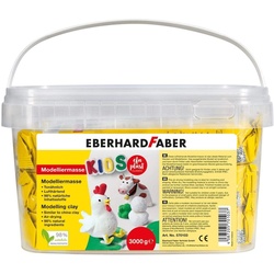 Eberhard Faber Modelliermasse EFA PLAST classic Kids – 3kg weiß im Eimer weiß