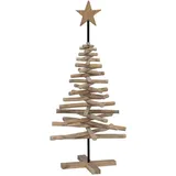 vidaXL Weihnachtsbaum 120 cm Braun
