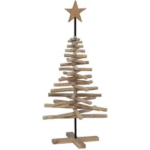 vidaXL Weihnachtsbaum 120 cm Braun