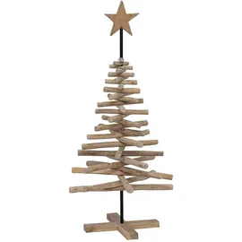vidaXL Weihnachtsbaum 120 cm Braun