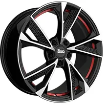 mam wheels RS6 7 x 16 5 x 100 ET38 Rot/Schwarz