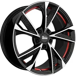 mam wheels RS6 7 x 16 5 x 100 ET38 Rot/Schwarz