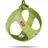 Curli Clasp AirMesh Hundegeschirr Lime 3XS
