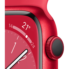 Apple Watch Series 8 GPS + Cellular 45 mm Aluminiumgehäuse product(red), Sportarmband (product)red