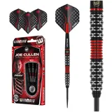 WINMAU Joe Cullen Special Edition 22 Gramm Profi Wolfram Dartpfeile Set mit Flights und Schäfte