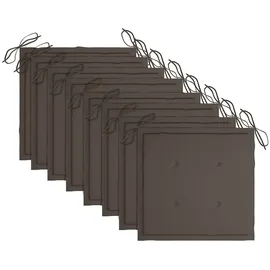 vidaXL Gartenstuhl 59,1 x 57 x 52,5 cm grau 8 St.