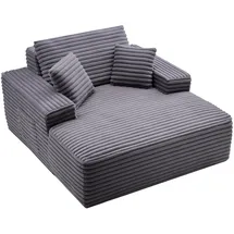 Vevor Schlafcouch gepolstert 124 cm Grau